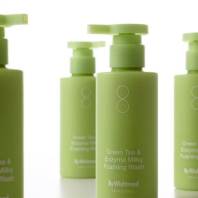 By Wishtrend - Green Tea & Enzyme Milky Foaming Wash