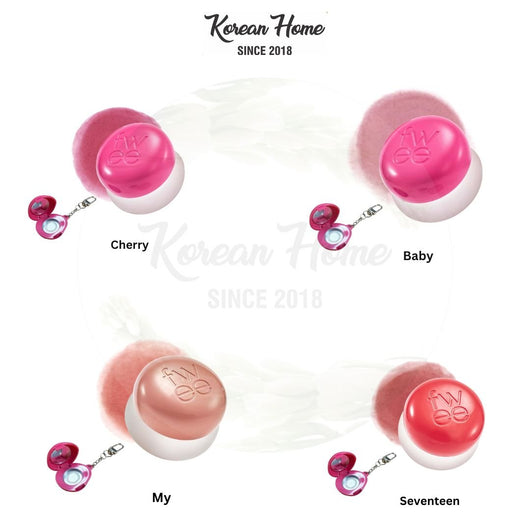 FWEE - Keyring Lip&Cheek Blurry Pudding Pot RD01