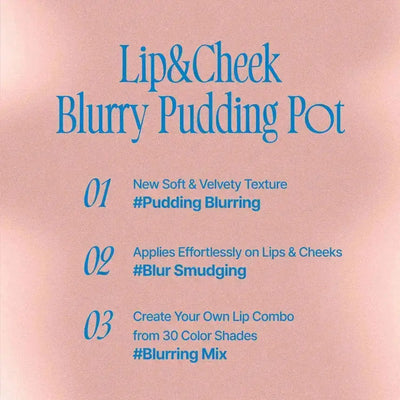 FWEE - Lip&Cheek Blurry Pudding Pot RD01 D-Day