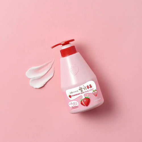 Kwailnara - Milk Body Lotion - Strawberry