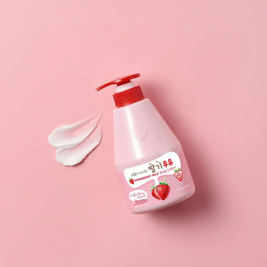 Kwailnara - Milk Body Lotion - Strawberry